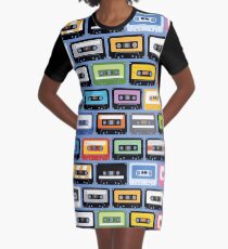 Mixed Tapes Graphic T-Shirt Dress