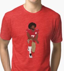 Colin Kaepernick Kneeling Tri-blend T-Shirt