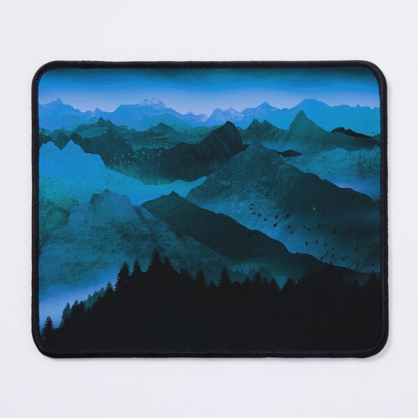 Item preview, Unexplored mountains and valleys designed and sold by cesartorresart.