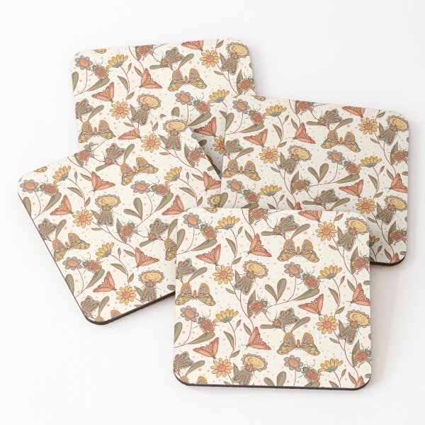 Item preview, Flower meadow with butterfly designed and sold by Andrea Snuggs.