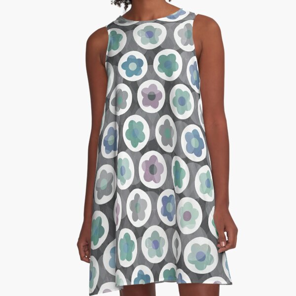 Daisy Daisy - Seafoam A-Line Dress