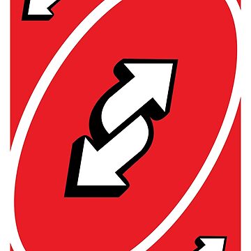 UNO Reverse card - Red | Poster