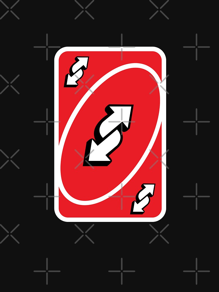 Red Uno Reverse Card 