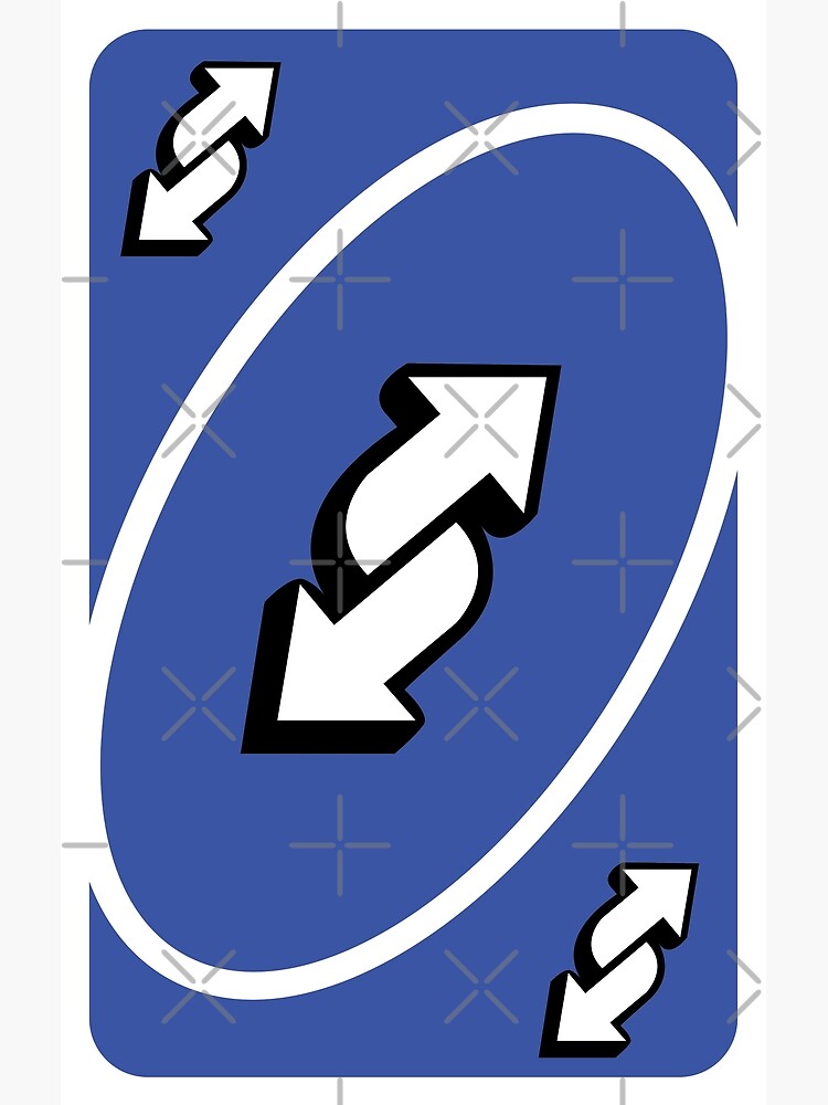 Reverse uno card -  Portugal