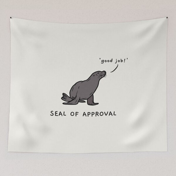 Item preview, Seal of Approval designed and sold by AprilCreations.