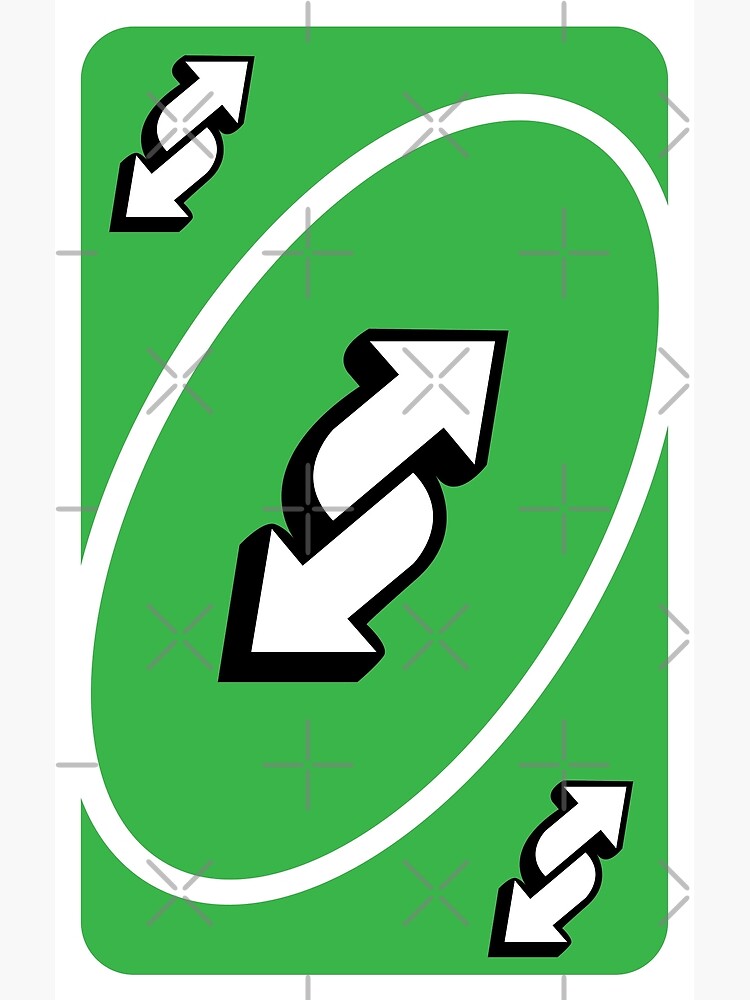 Uno reverse card | Postcard