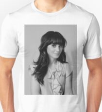 Zooey Deschanel Slim Fit T-Shirt