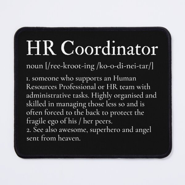Item preview, HR Coordinator Human Resources Assistant designed and sold by Click-Like.