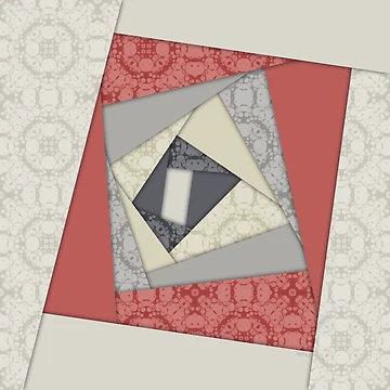 Imagen de la obra Abstract Geometric Rotation de Phil Perkins