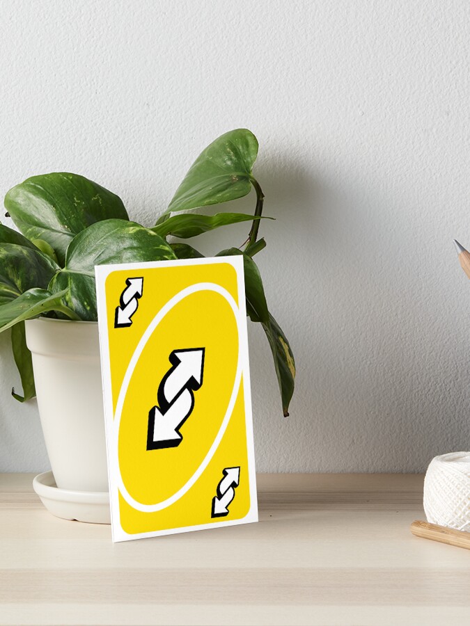 UNO Reverse card - Green Sticker for Sale by crossesdesign