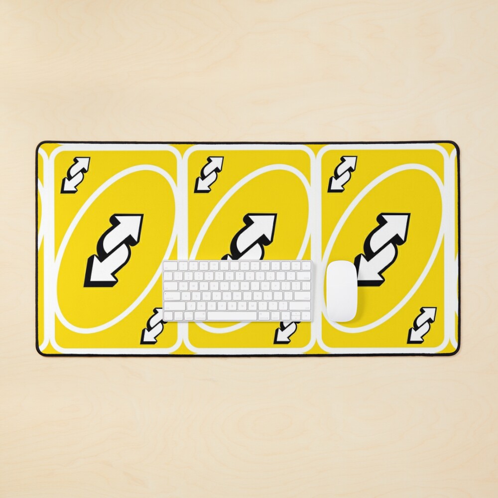 UNO Reverse card - Yellow Greeting Card for Sale by crossesdesign