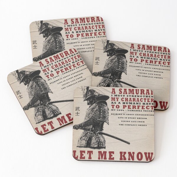 Item preview, Samurai Quotes Text Art designed and sold by AthengId.