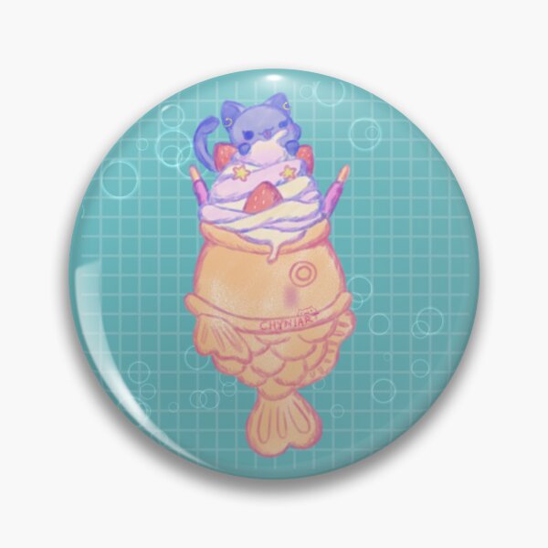Item preview, Taiyaki Neko / Cat Strawberry Soft Serve Ice Cream designed and sold by Chynia.