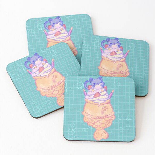 Item preview, Taiyaki Neko / Cat Strawberry Soft Serve Ice Cream designed and sold by Chynia.