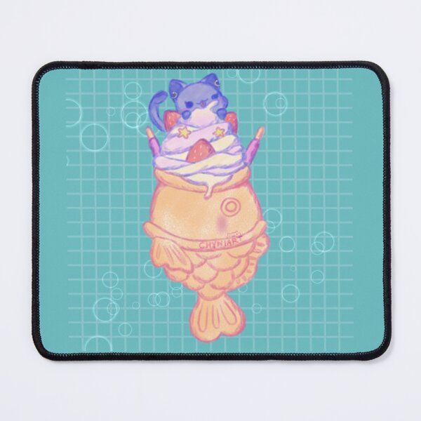 Item preview, Taiyaki Neko / Cat Strawberry Soft Serve Ice Cream designed and sold by Chynia.