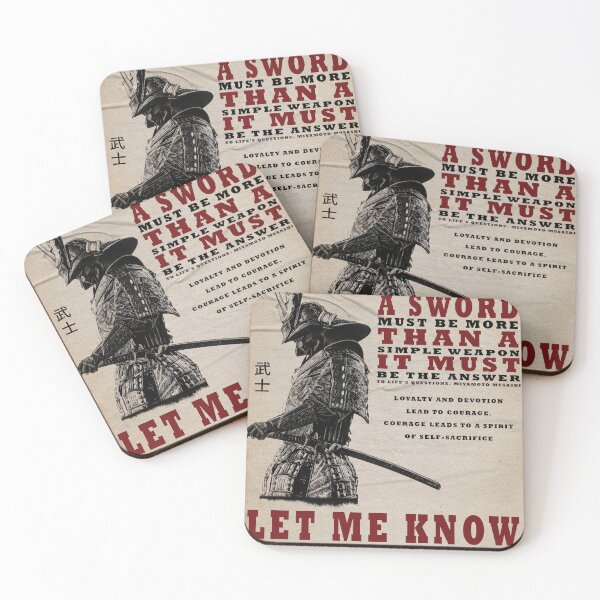 Item preview, Samurai Quotes Text Art designed and sold by AthengId.