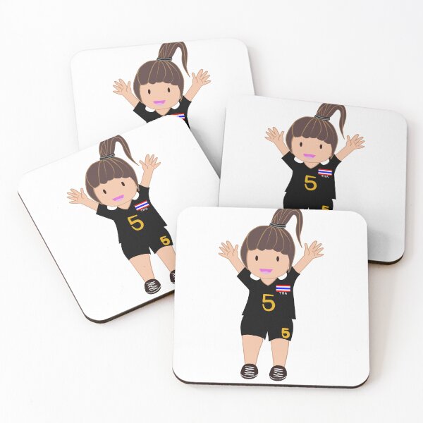 Item preview, cute cartoon Thai volleyball player  designed and sold by MookTupnoy.