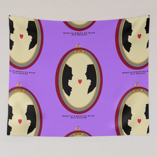 Item preview, Cameo, Home is Where We Hang Our Hearts designed and sold by judy snyder.