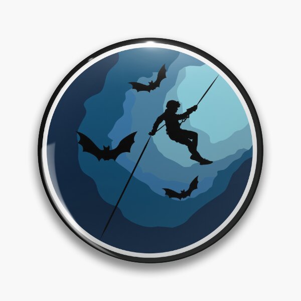 Item preview, Caver Rappelling Into A Cave - Caving Spelunking Speleology designed and sold by TheInkElephant.