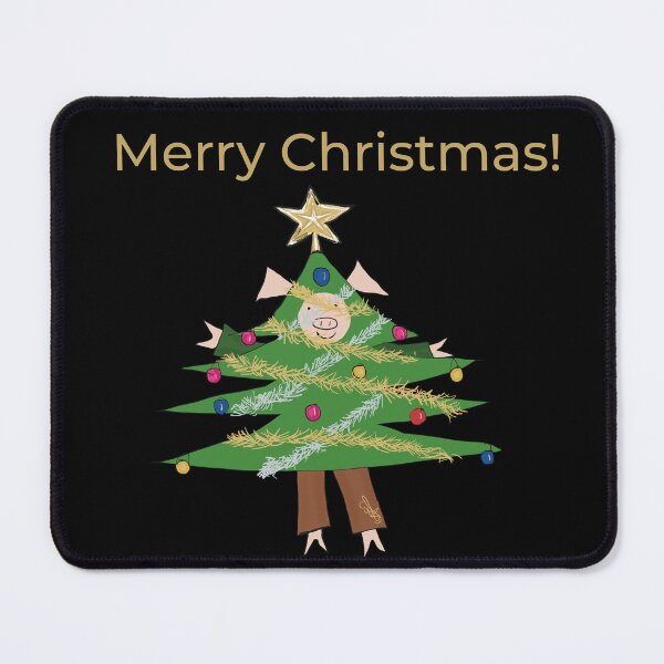 Item preview, Christmas Tree costume wearing cute pig. Merry Christmas! Xmas Tree designed and sold by PiggingJapan.