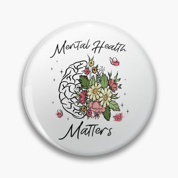 Item preview, Mental Health Shirt, Love Yourself Shirt, Floral Brain Shirt, Therapist Shirt, designed and sold by Rich-Bogus.