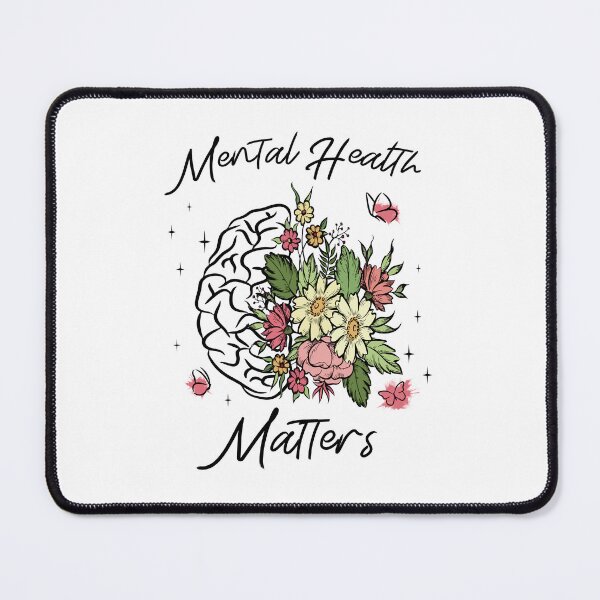 Item preview, Mental Health Shirt, Love Yourself Shirt, Floral Brain Shirt, Therapist Shirt, designed and sold by Rich-Bogus.
