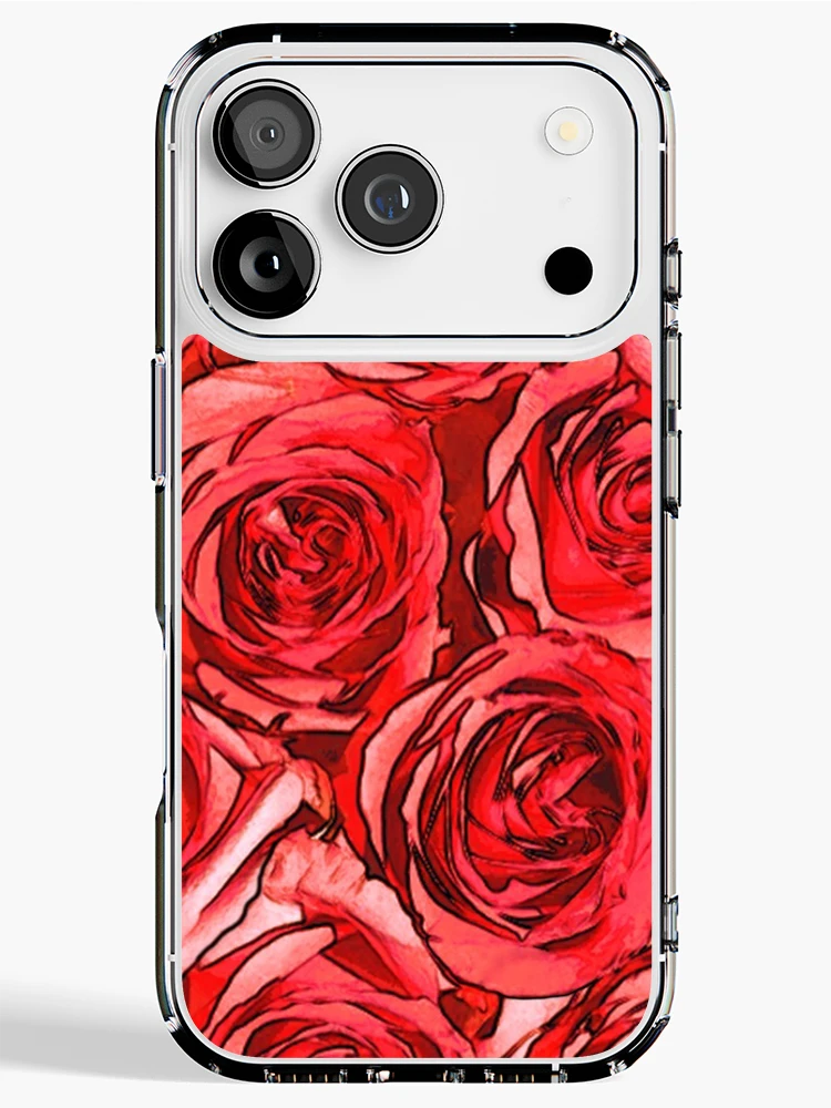 Thumbnail 1 of 5, iPhone Case, Red Roses designed and sold by GriffinJDesigns.