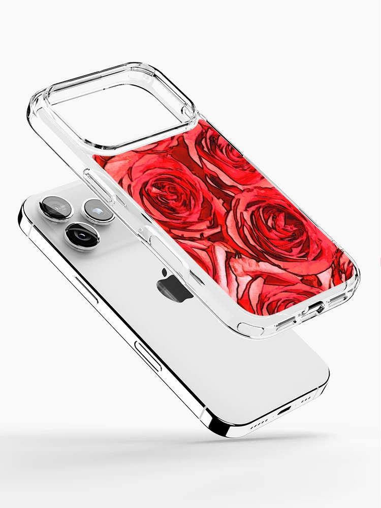 Thumbnail 2 of 5, iPhone Case, Red Roses designed and sold by GriffinJDesigns.