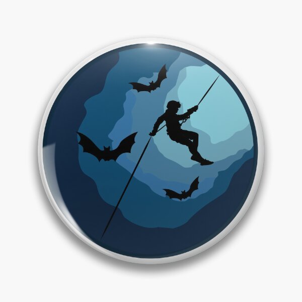 Item preview, Caver Rappelling Into A Cave - Caving Spelunking Speleology designed and sold by TheInkElephant.