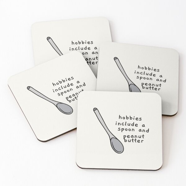 Item preview, hobbies include a spoon and peanut butter designed and sold by AprilCreations.
