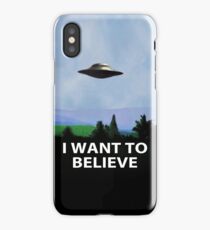 i want to believe iPhone Case/Skin