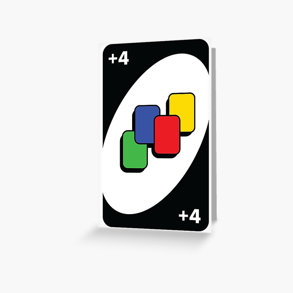 UNO Reverse card - Yellow Greeting Card for Sale by crossesdesign
