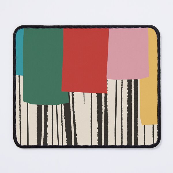 Item preview, Paint ColorBlocks Strokes Abstract Organic Pattern Mid Century Style designed and sold by cozyspirit.