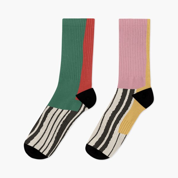 Item preview, Paint ColorBlocks Strokes Abstract Organic Pattern Mid Century Style designed and sold by cozyspirit.