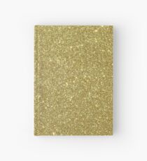 Antique Champagne Gold Burnished Glitter Hardcover Journal