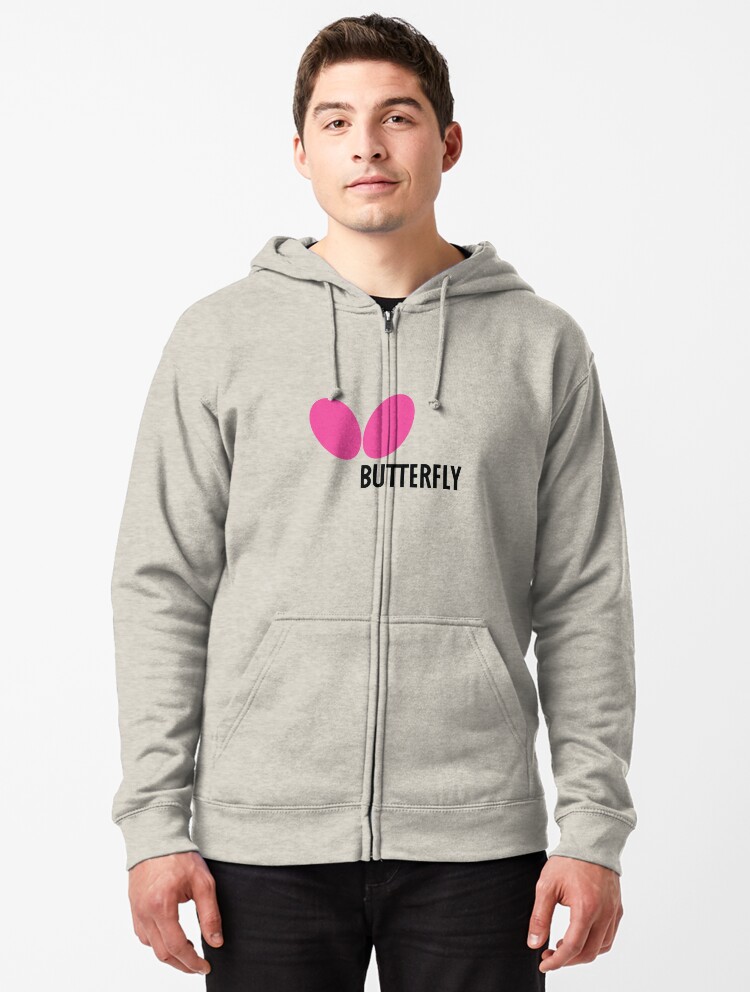 hoodie with butterfly logo