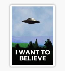 i want to believe Sticker