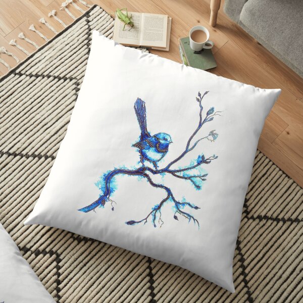 Simply Blue - Wren Floor Pillow