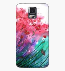 Flowers - Dancing Poppies Case/Skin for Samsung Galaxy