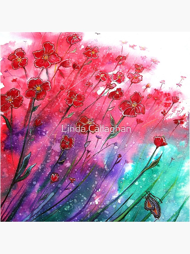 Dancing Poppies by LindArt1
