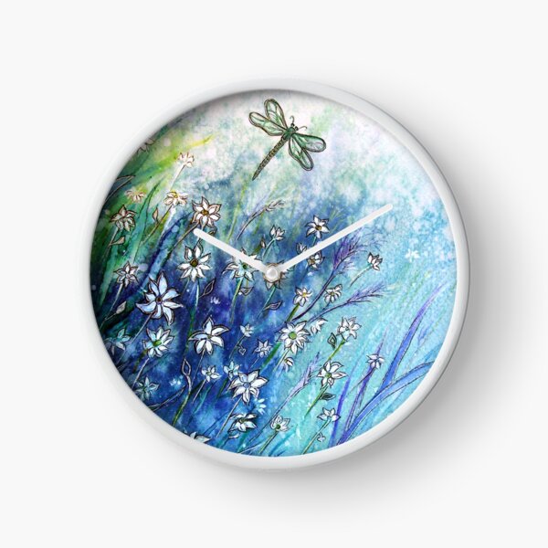 Dainty Daisies Clock