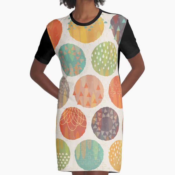 Celestial Bodies Graphic T-Shirt Dress