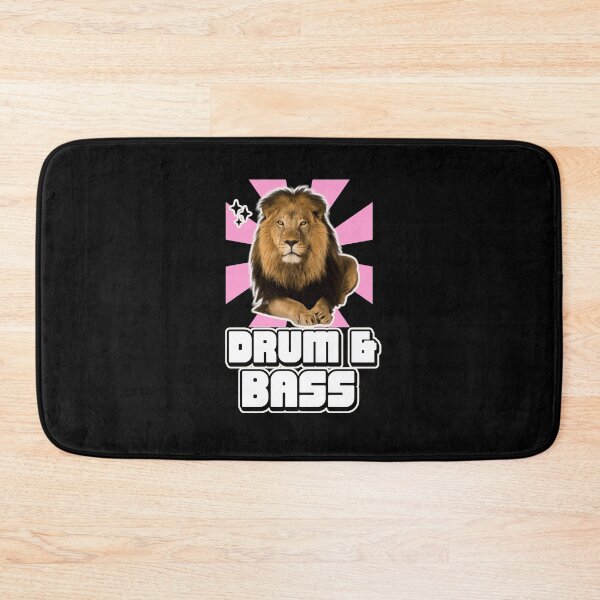 Item preview, Drum & Bass Lion 2 designed and sold by Discothreadz.