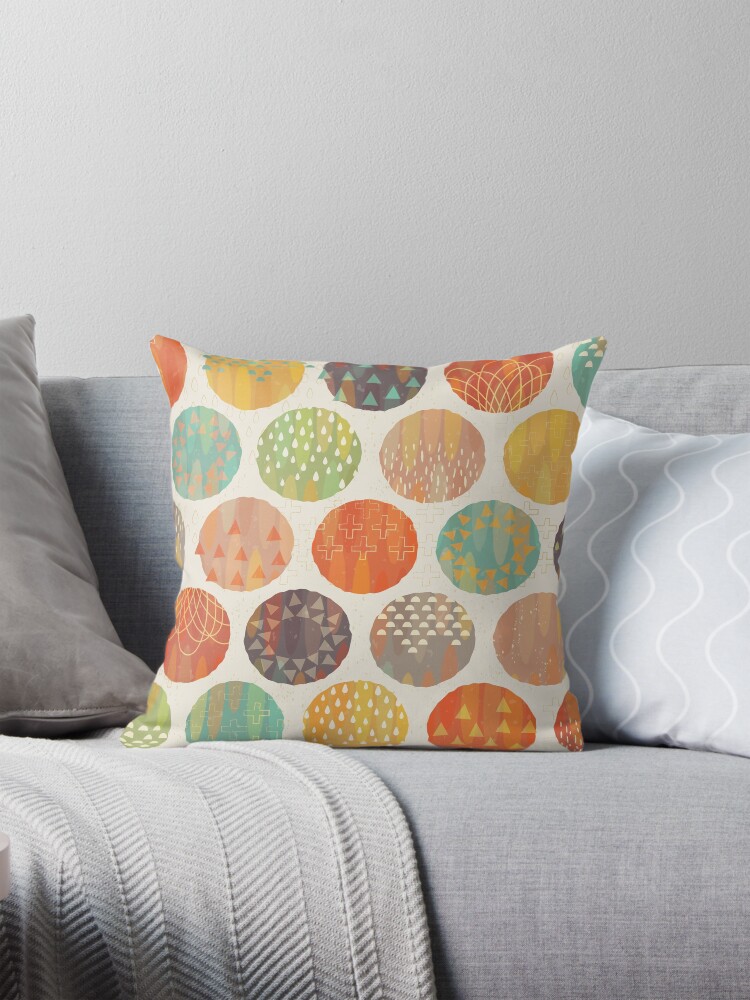 Thumbnail 1 of 4, Pillow, Celestial Bodies designed and sold by daisy-beatrice.