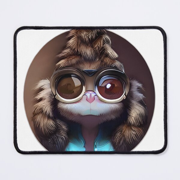 Item preview, Tarsier Girl Wearing VR Goggles designed and sold by Digital-Davinci.