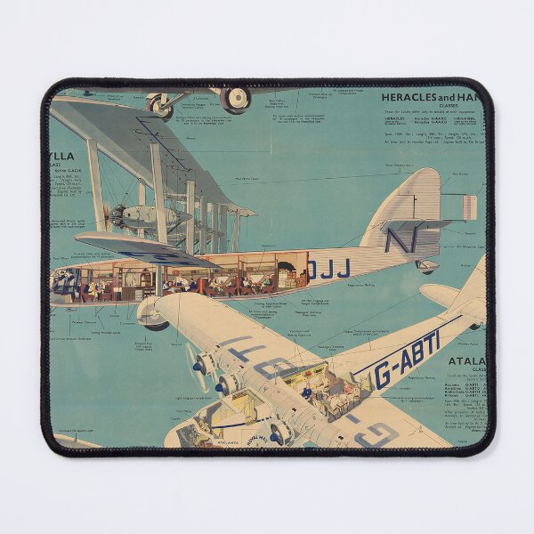 Item preview, Imperial Airways Airplane - Vintage Poster art designed and sold by RickE.