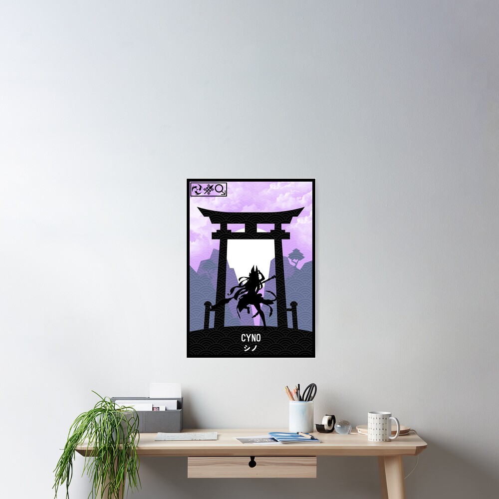 "Cyno Torii Gate Genshin Impact" Poster for Sale by Blove Redbubble