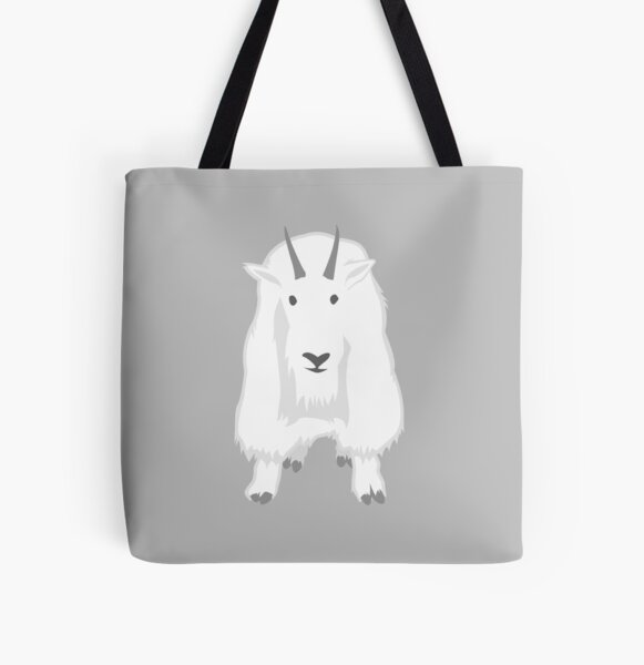 Mountain Goat All Over Print Tote Bag