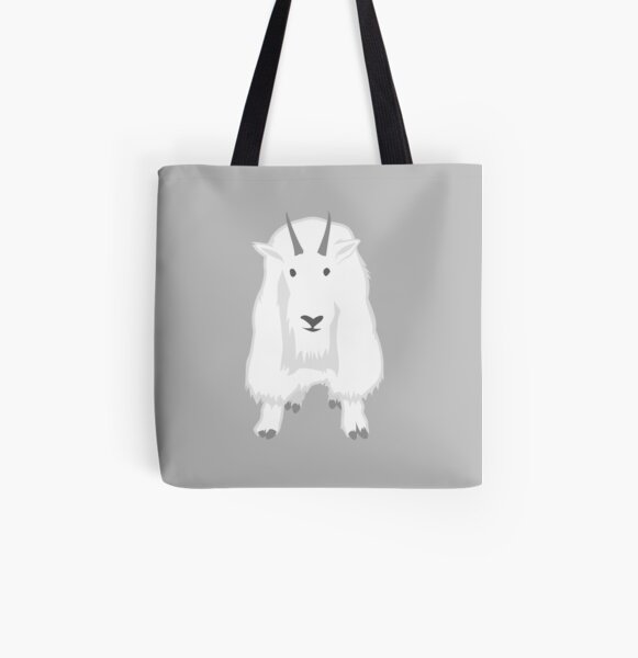 Mountain Goat All Over Print Tote Bag