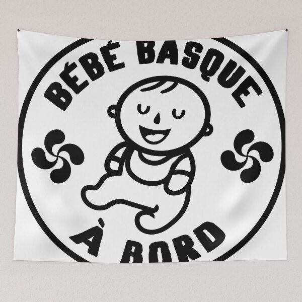Item preview, Basque baby on board designed and sold by Buddyboutique.